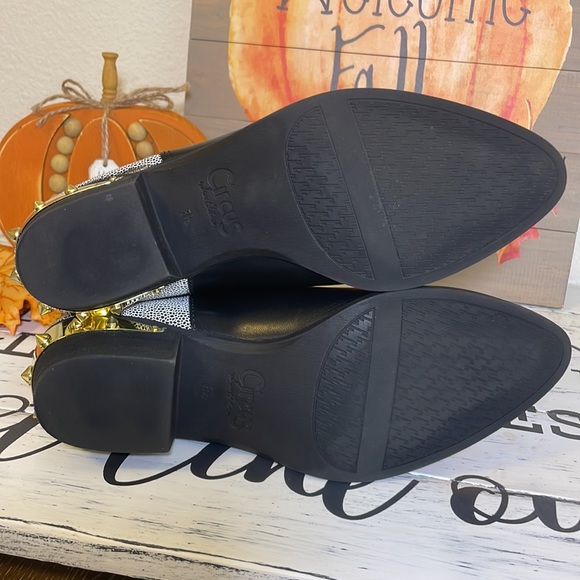 Circus by Sam Edelman Hess Women's Black and White Ankle Boots - Picture 7 of 11